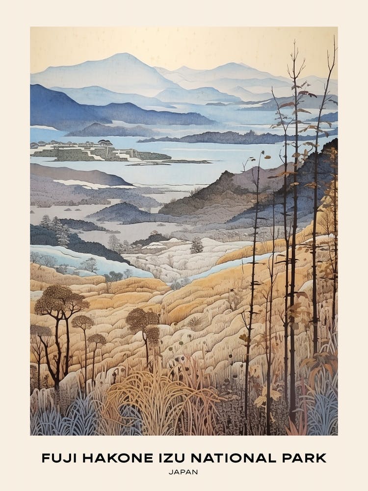 Fuji Hakone Izu National Park Japan 2 Poster