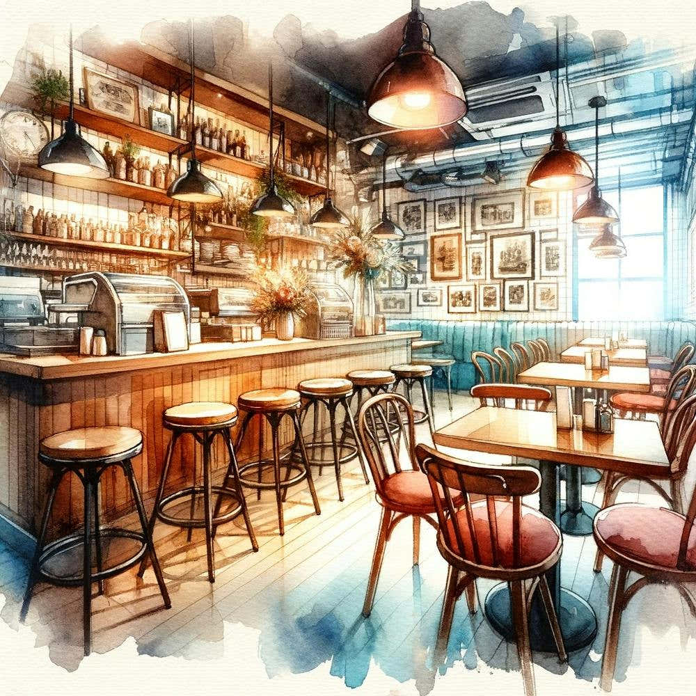 The Morning Respite #2 - Watercolor