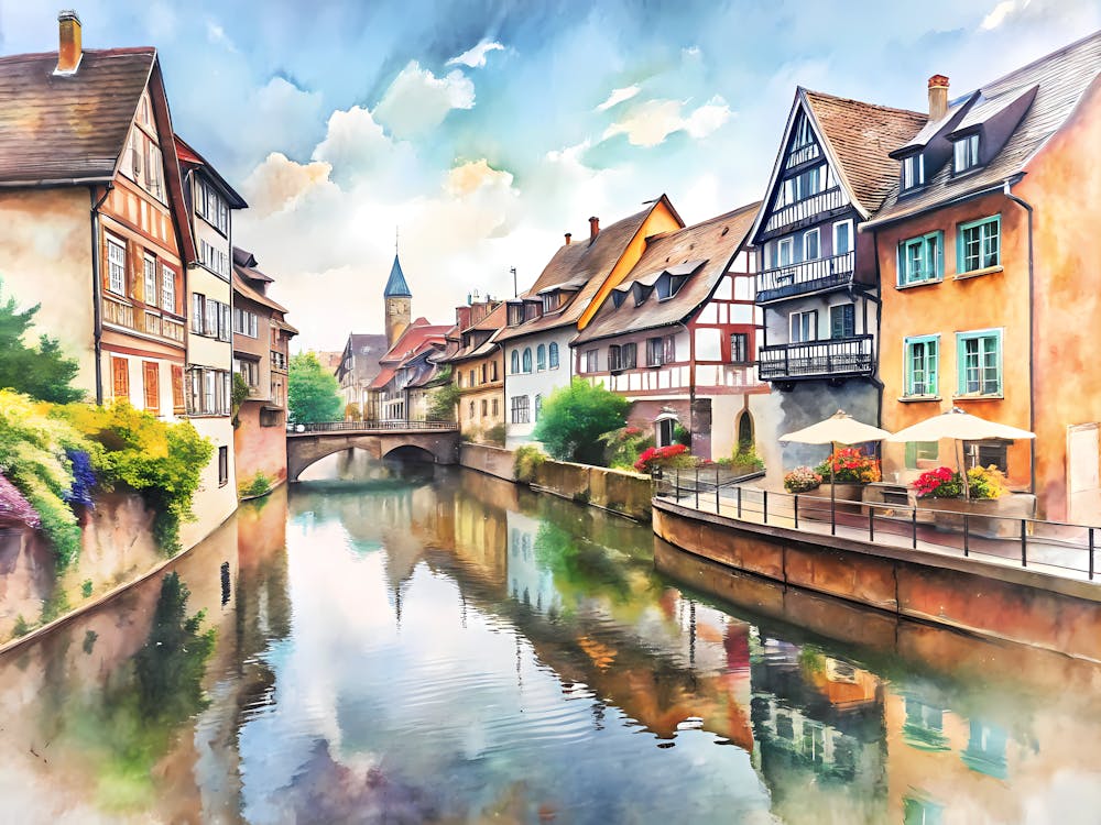 Strasbourg France A Vintage