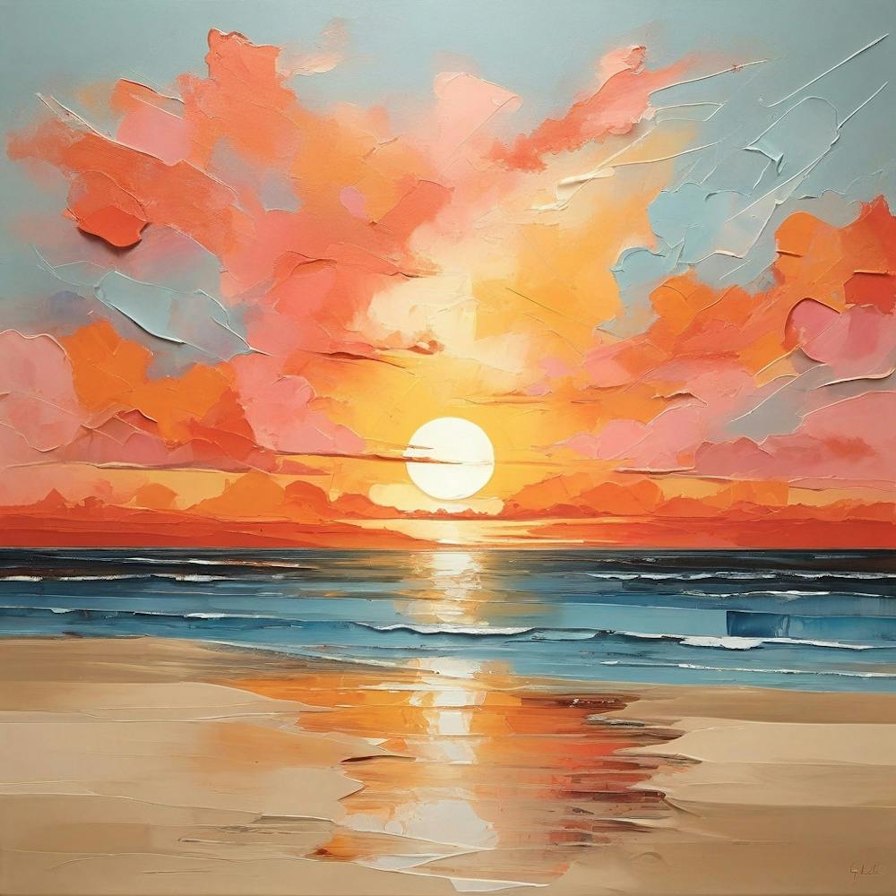 Sunset On The Beach 16