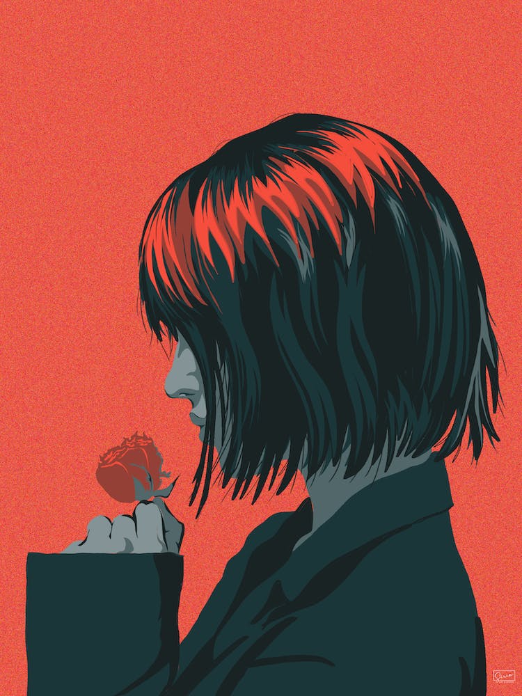 Girl With A Rose