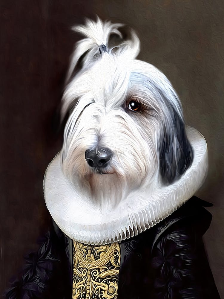 Dutch Lady Beertje Sheepdog Pet Portraits
