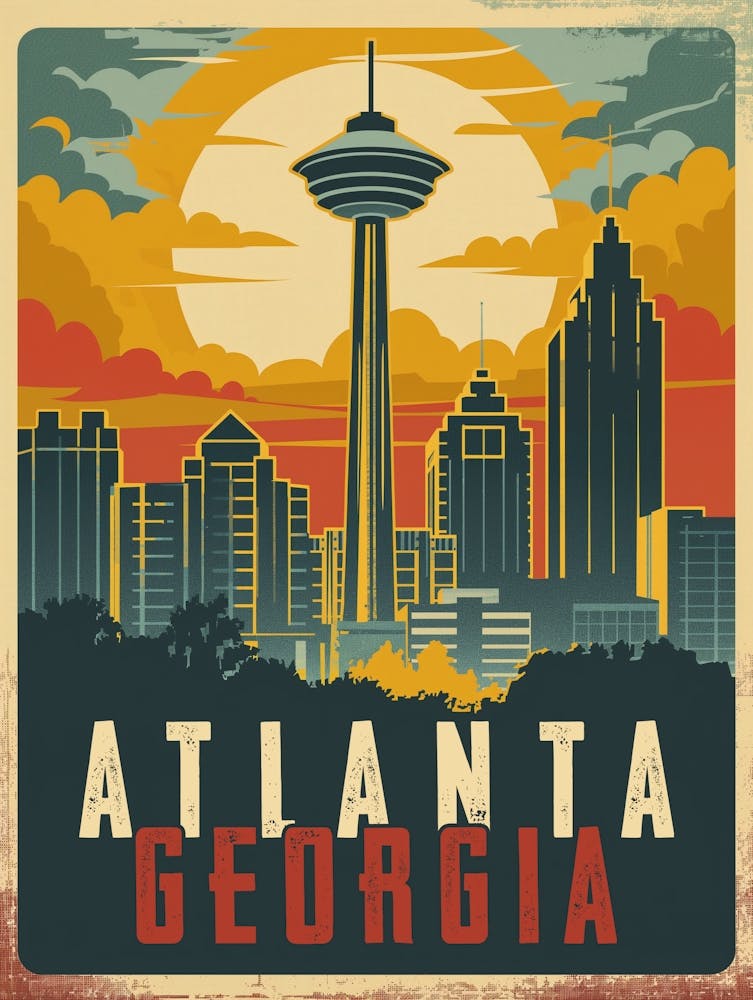 Atlanta, Georgia Vintage Travel