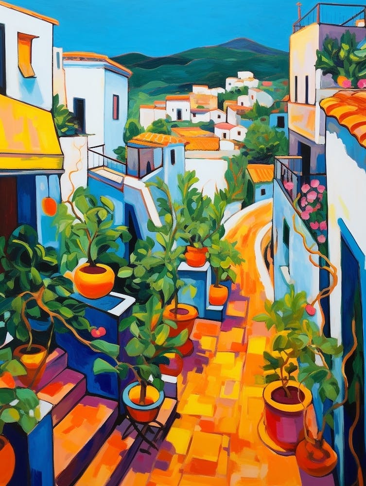 Sicily Italy 3 Fauvist Painting