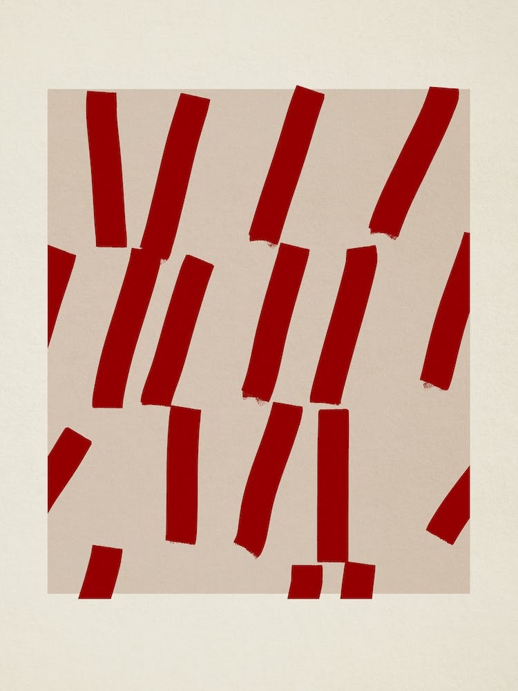 Abstract Red Stripes
