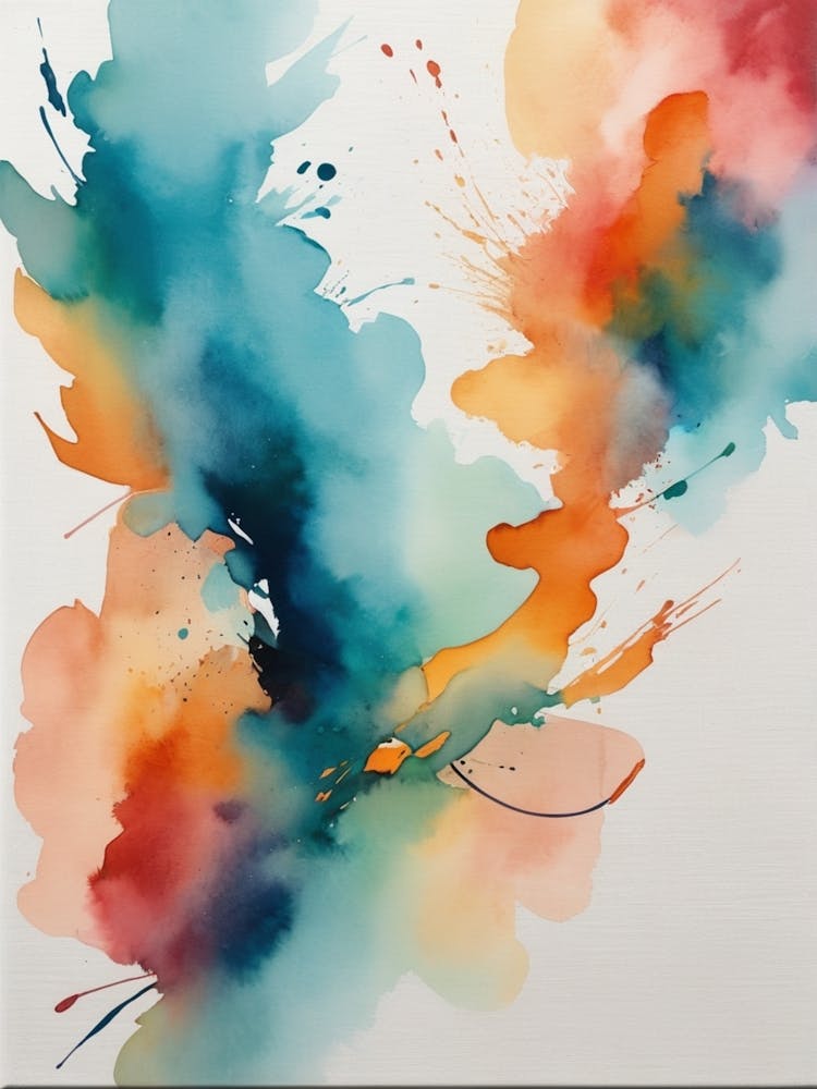 Abstract Watercolor Painting 23