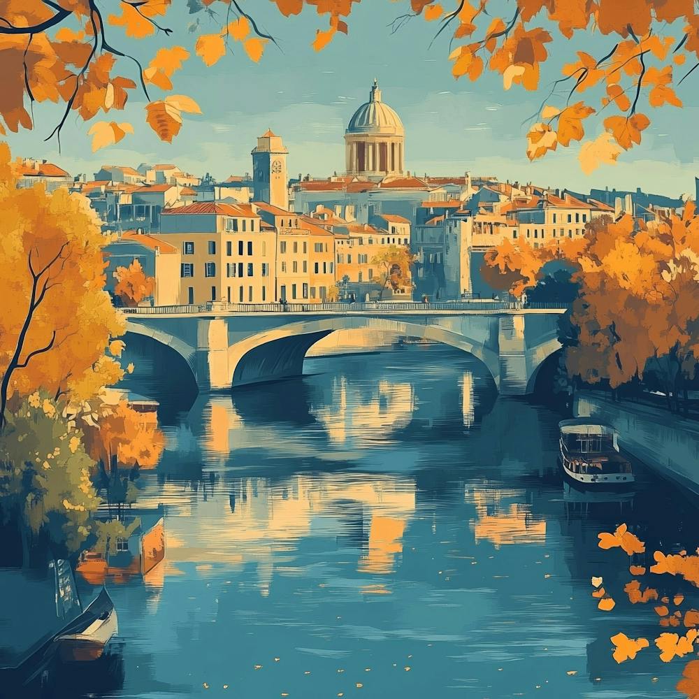 Autumn In Paris Art