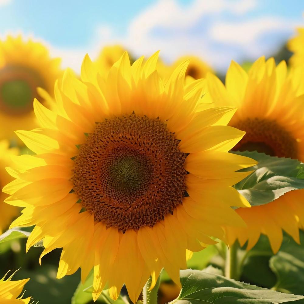 Sunflowers In The Field 2