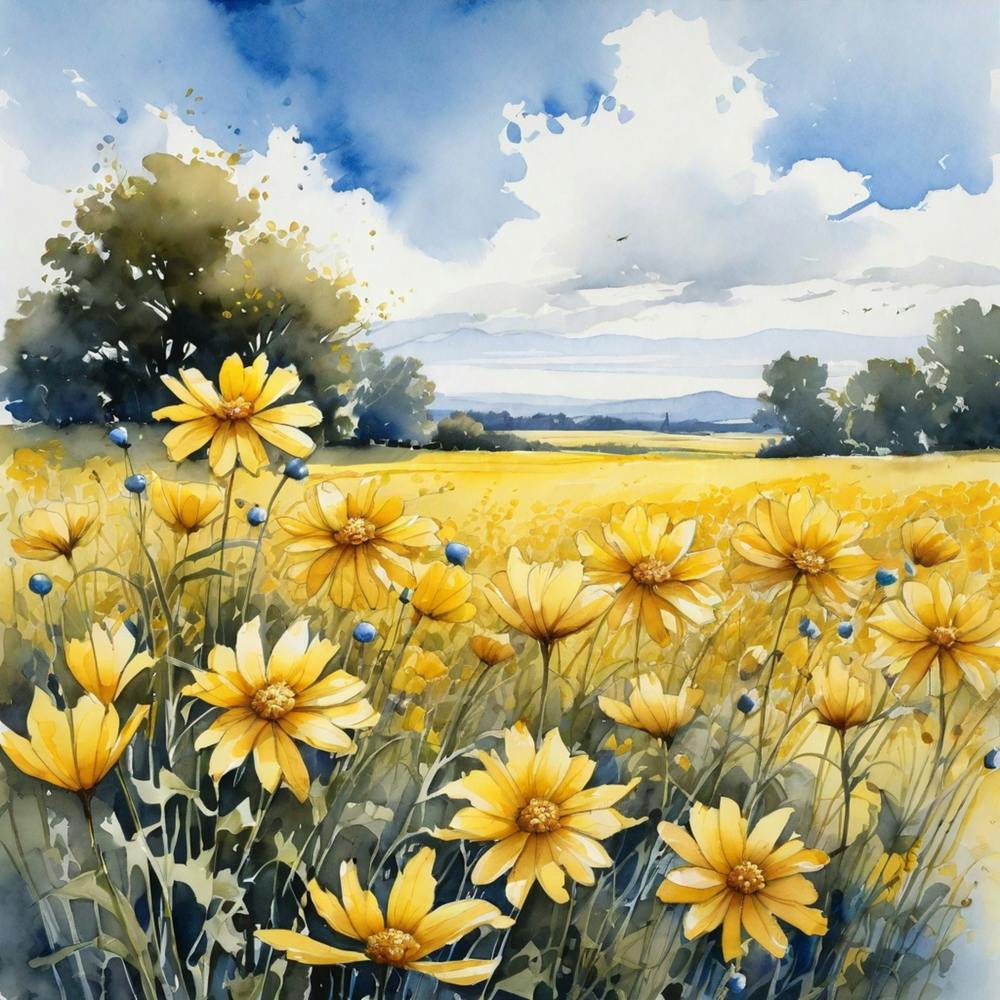 Yellow Daisies 11