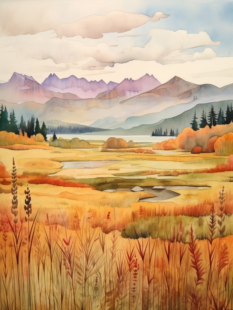 Herbst Nationalpark Gemälde Tatra Nationalpark Polen 2