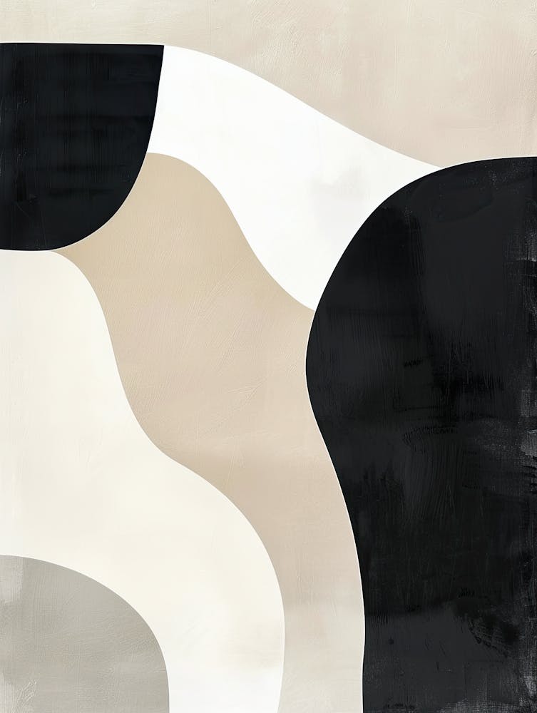 Geometric Tranquility Minimalist Style