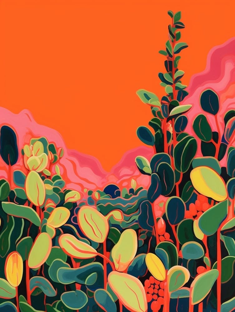 Boho Plant Painting String Of Bananas Plant 1