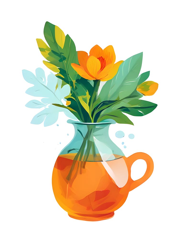 Tea In A Vase