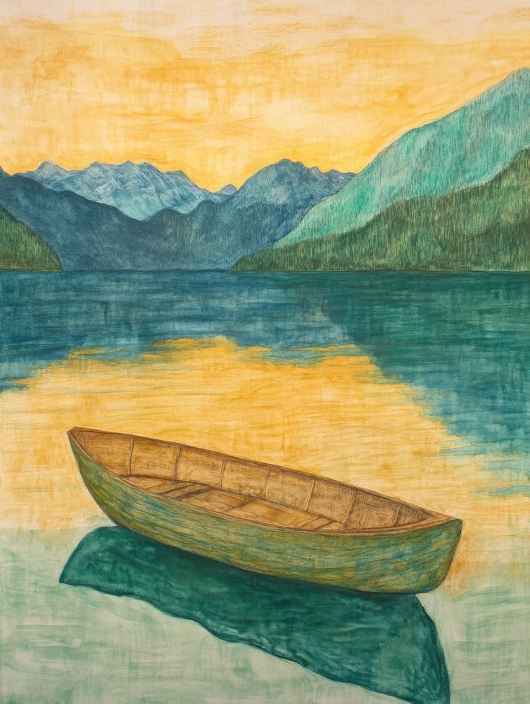 Boat On The Lake 2