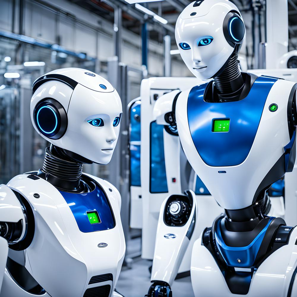 Robots In Factory