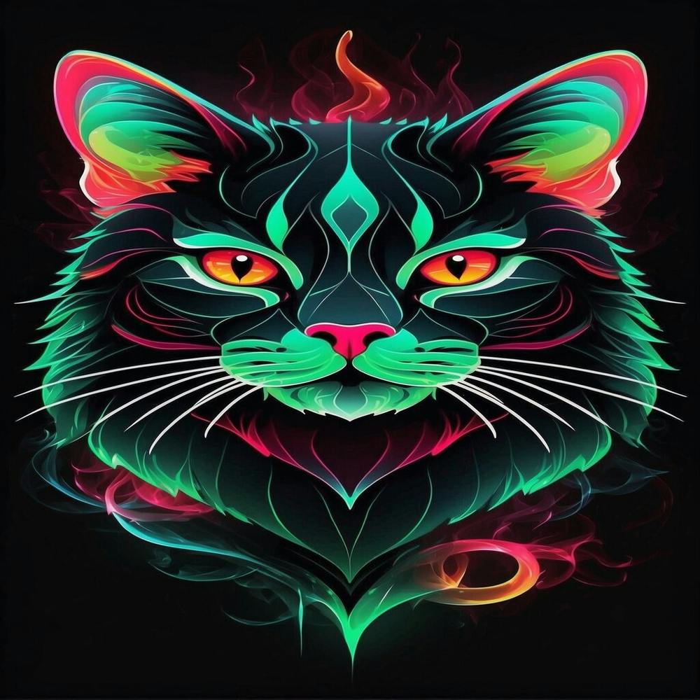 Neon Cat