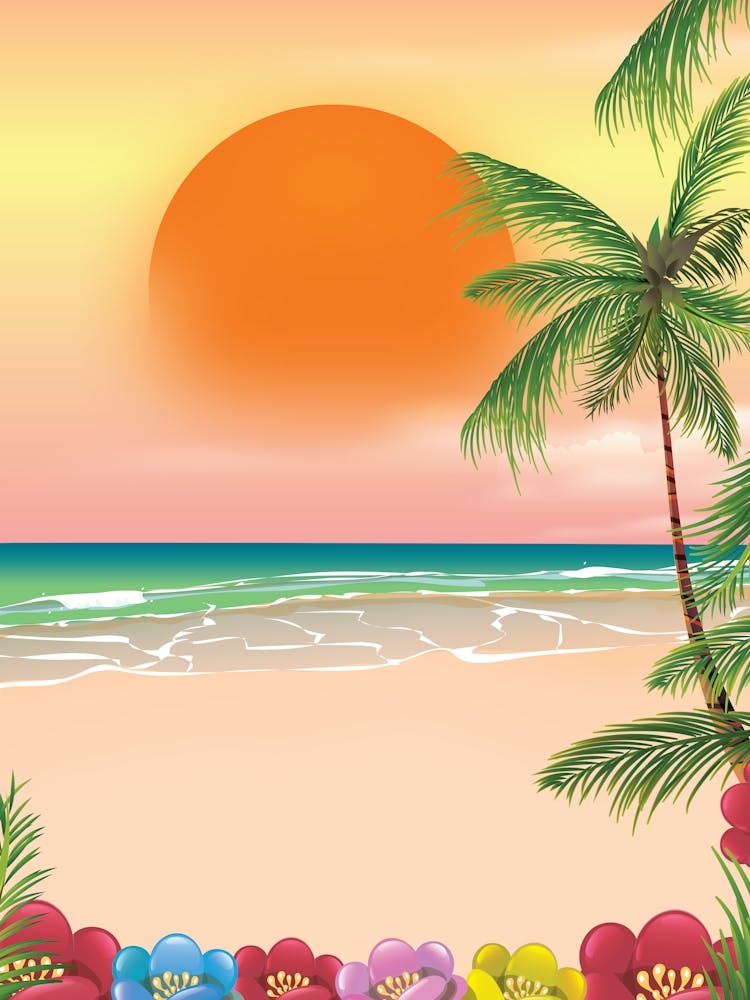 Sunset on the Beach