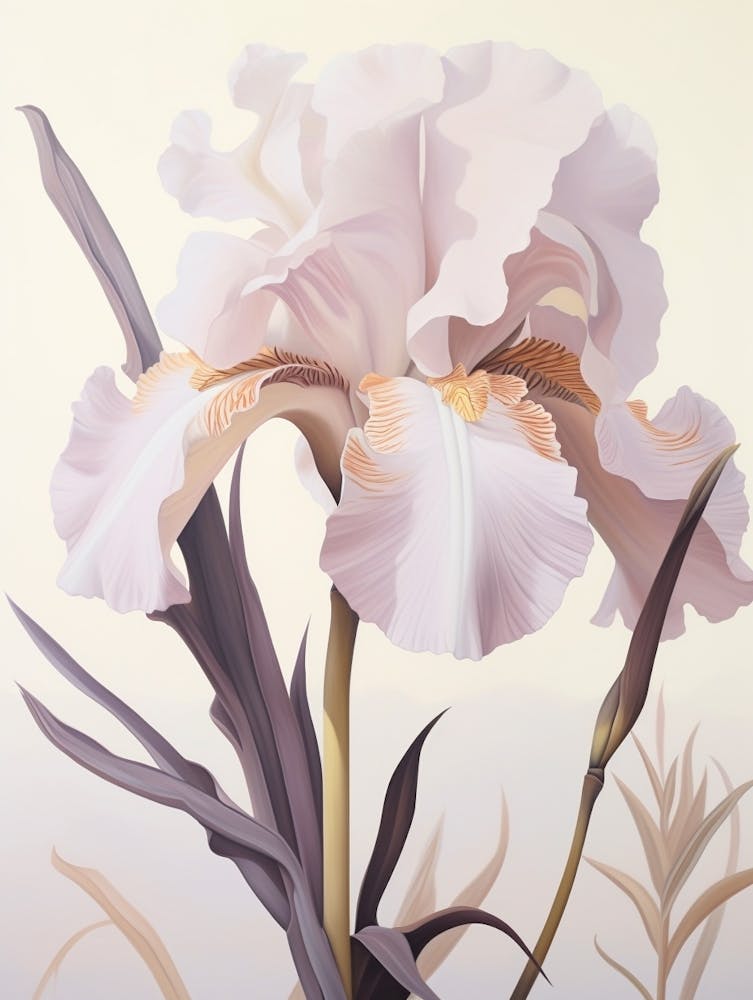 Floral Illustration Iris 2