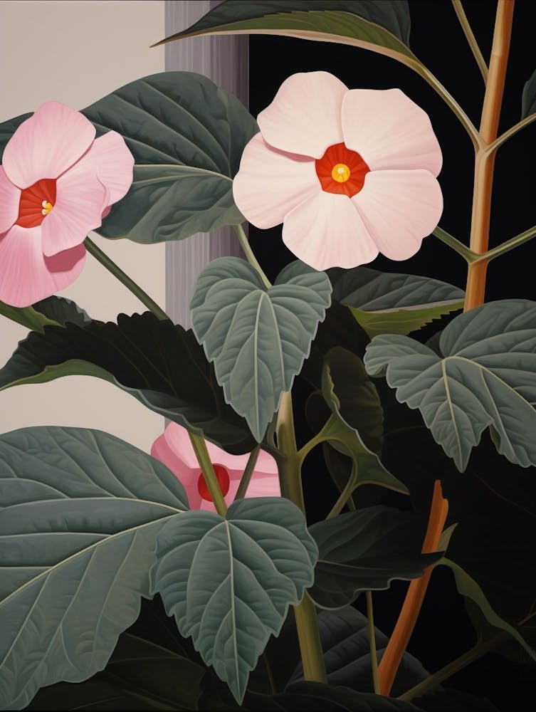 Flower Illustration Impatiens 1