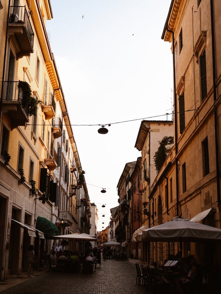Copper Street Verona Italy Colour Travel Photography