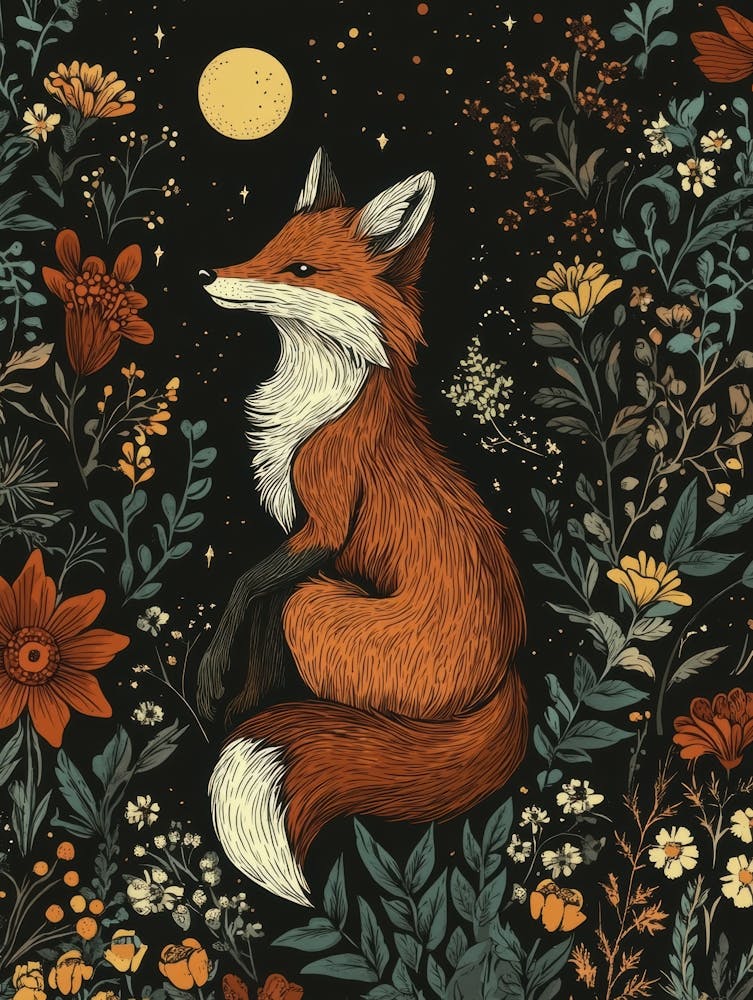 Fox In The Moonlight 6