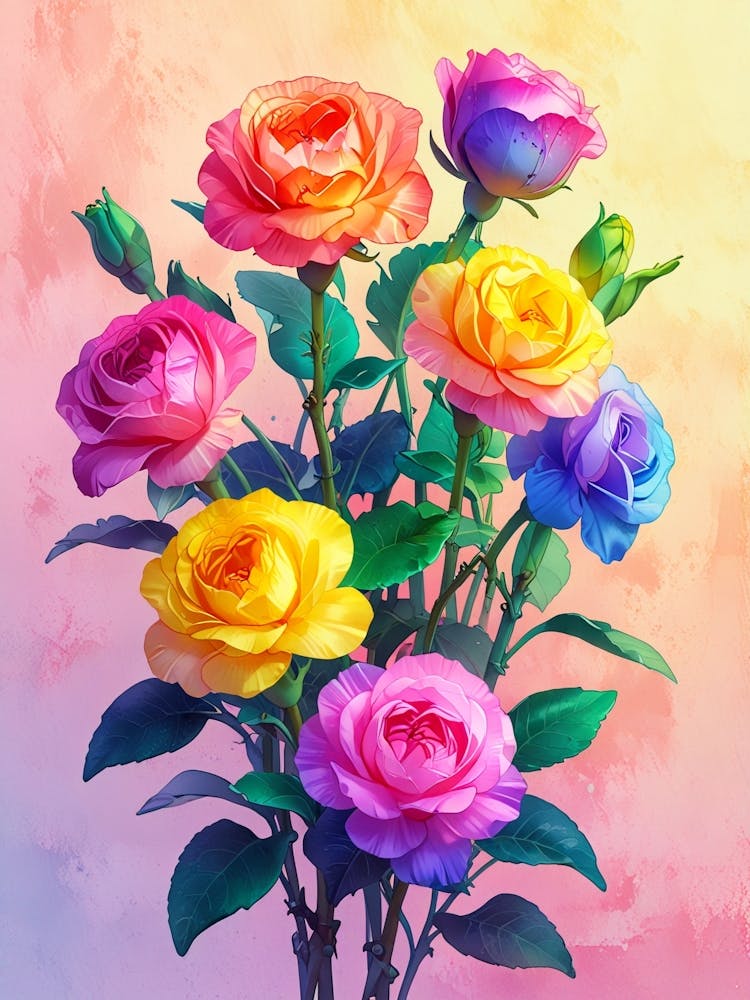 Colorful Roses