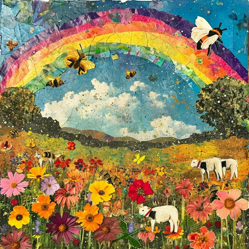 Kitsch Bee Collage 3