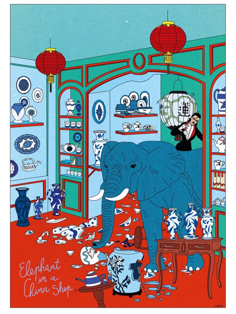 Elephant In A China Shop