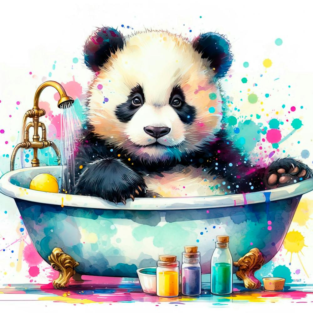 Panda Bath