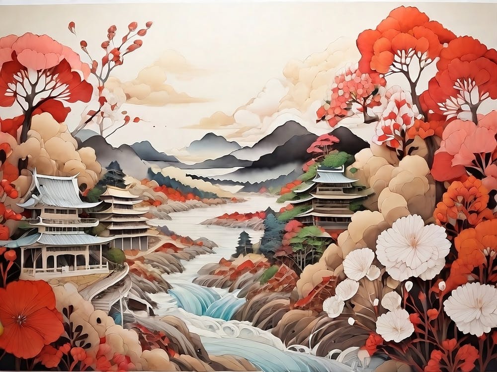 Japanese Nature Wall Art