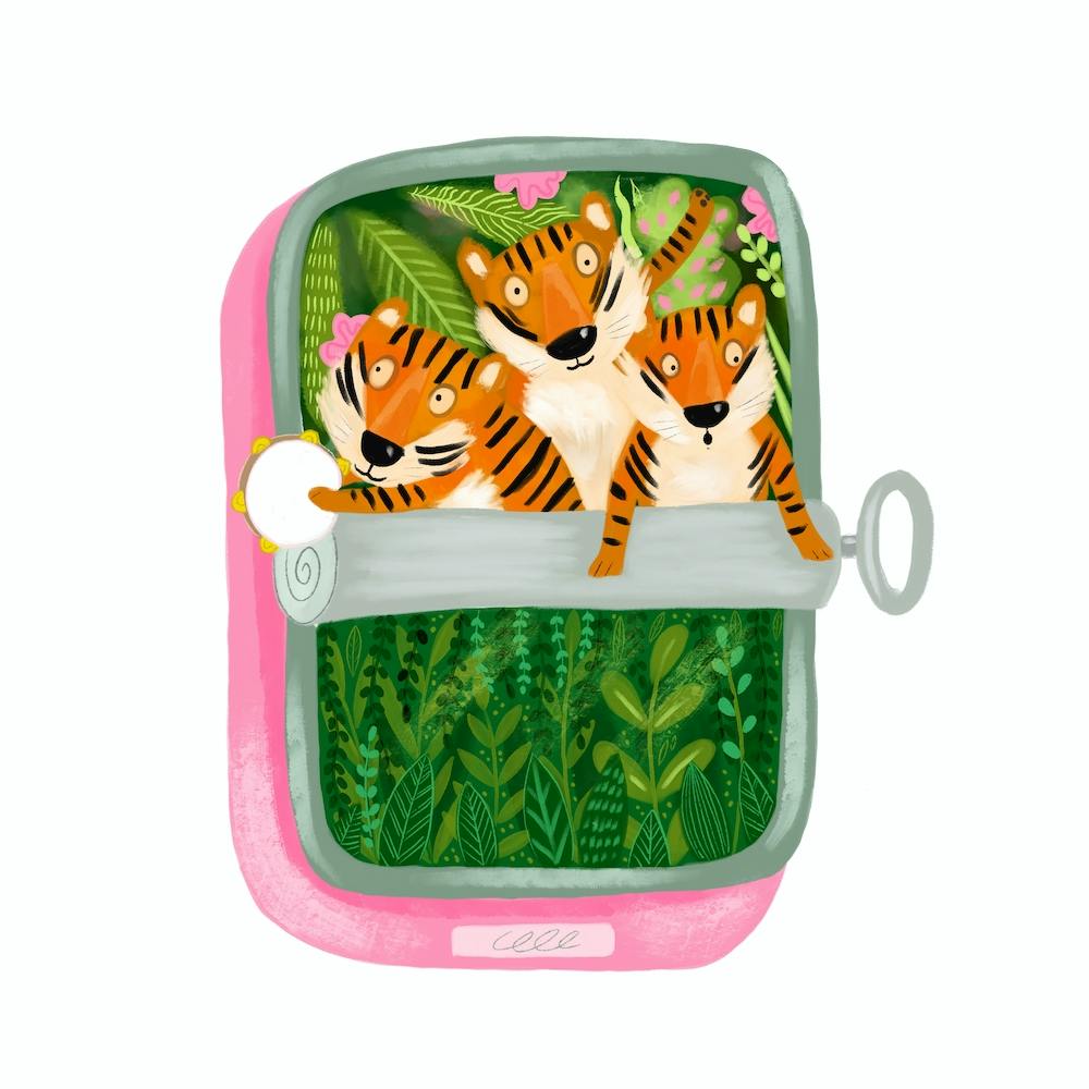 Tigers In A Tin