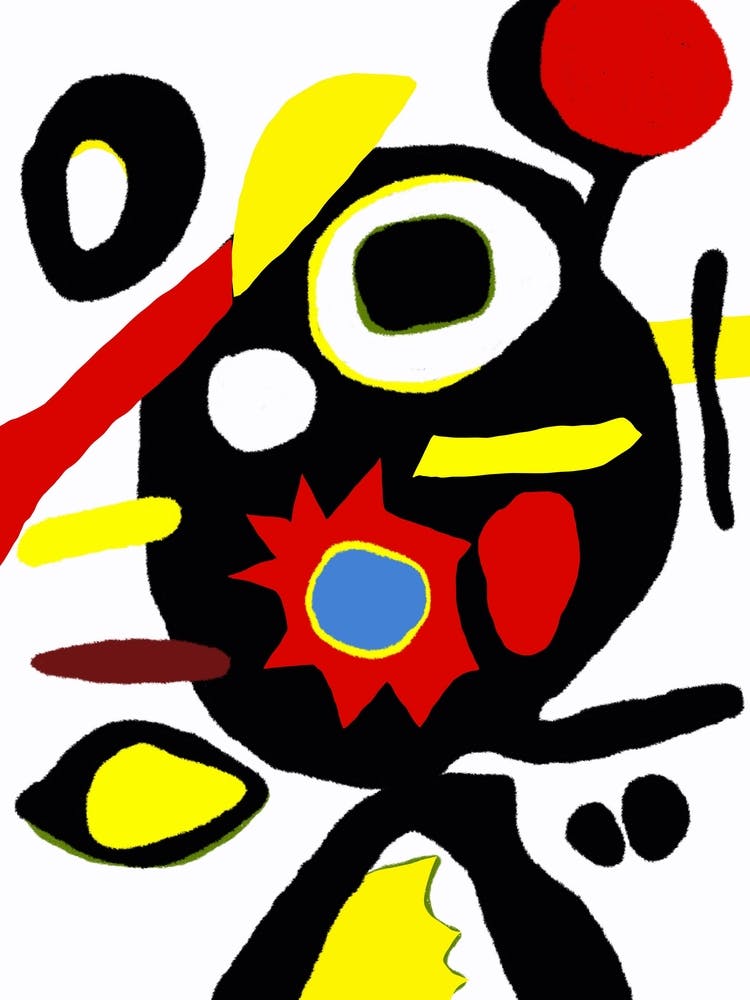 Abstract Painting Bacteria