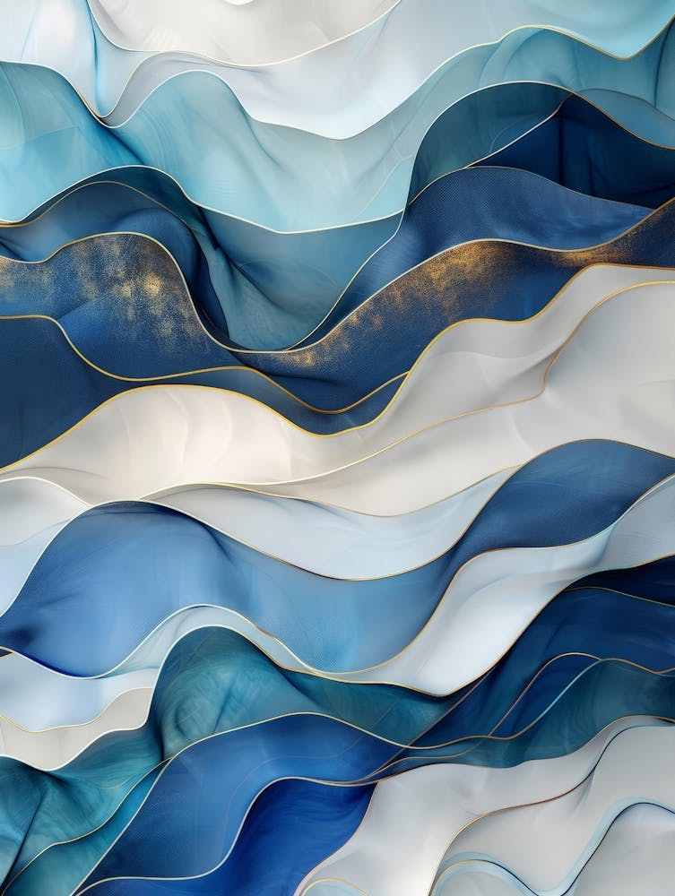 Blaue Wellen 6
