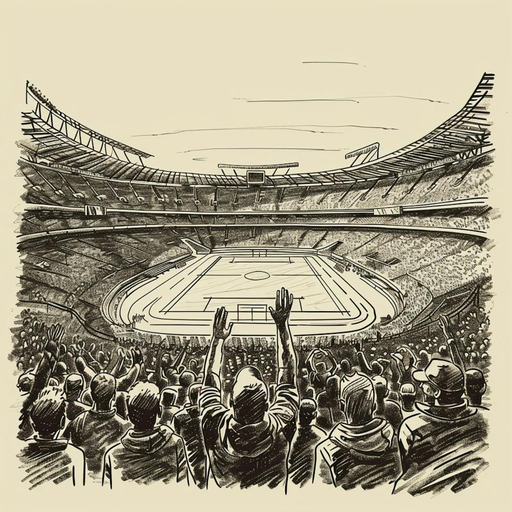 A Stadium Crowd Hand Drawn Sketch Illustration 1718674920 4