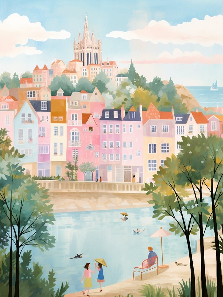 Santander Spain 4 Illustration