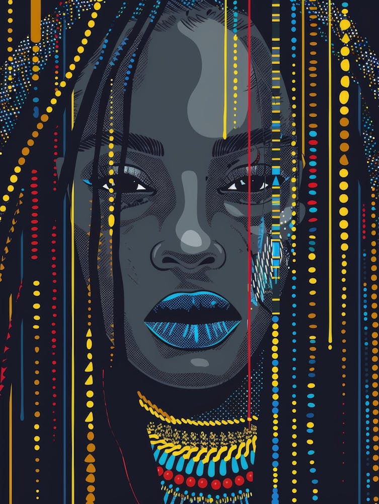 African Woman With Dreadlocks 1