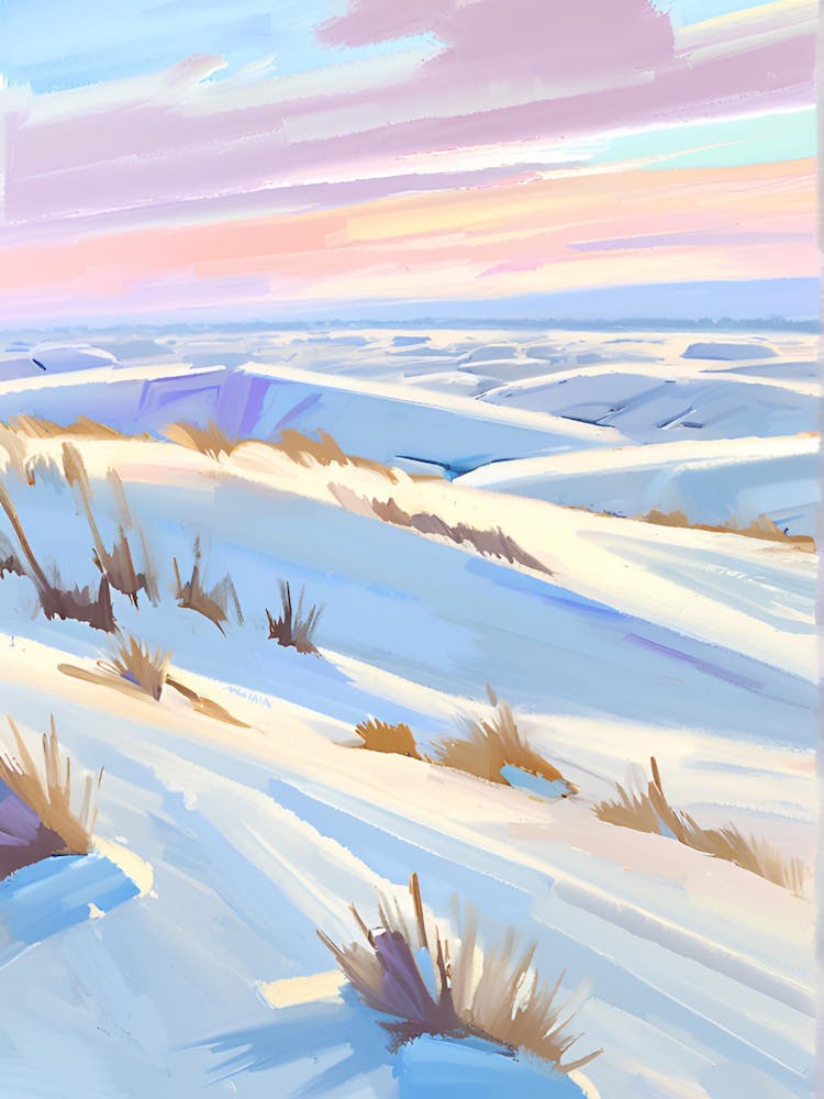 Sunset In The Snow