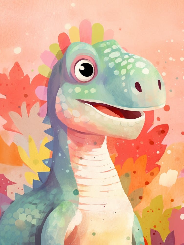 Bunter Dinosaurier Maiasaura 1