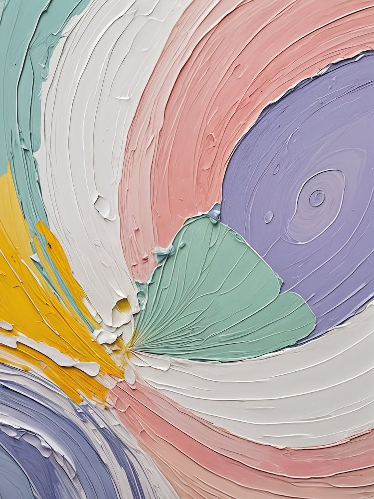 Abstract Painted Rainbow no1