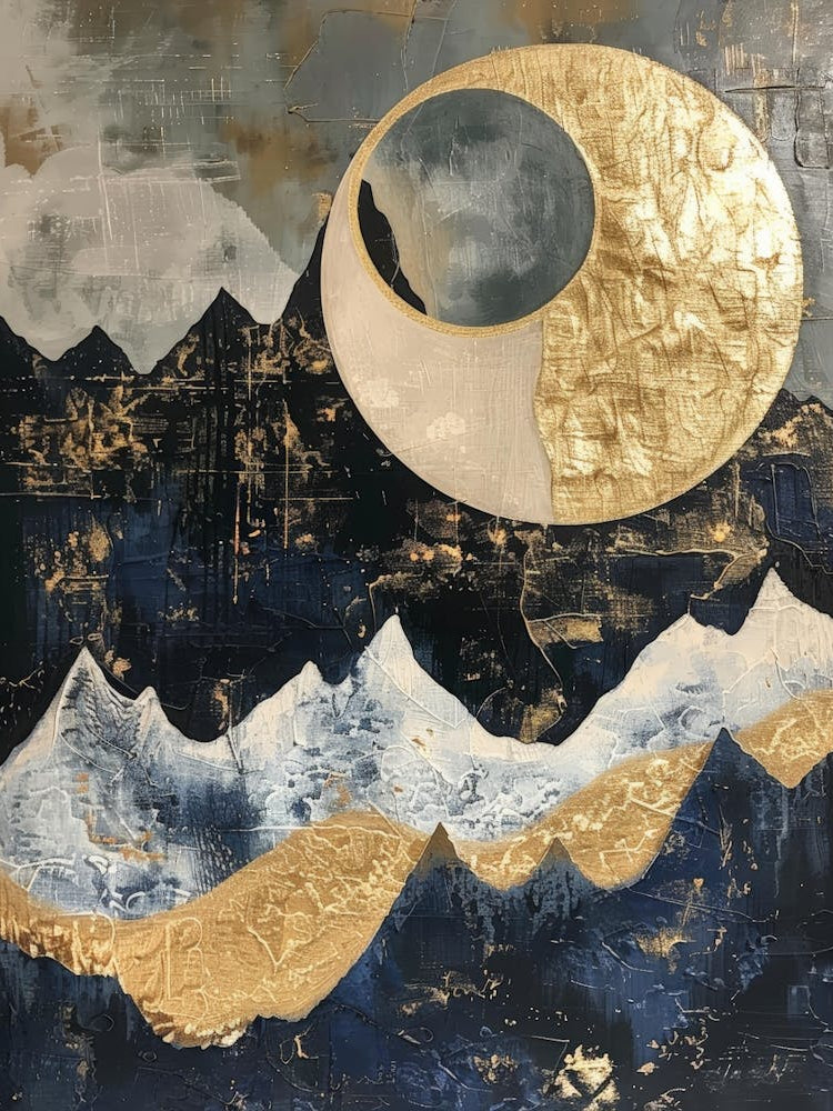 Moon And Mountains 3