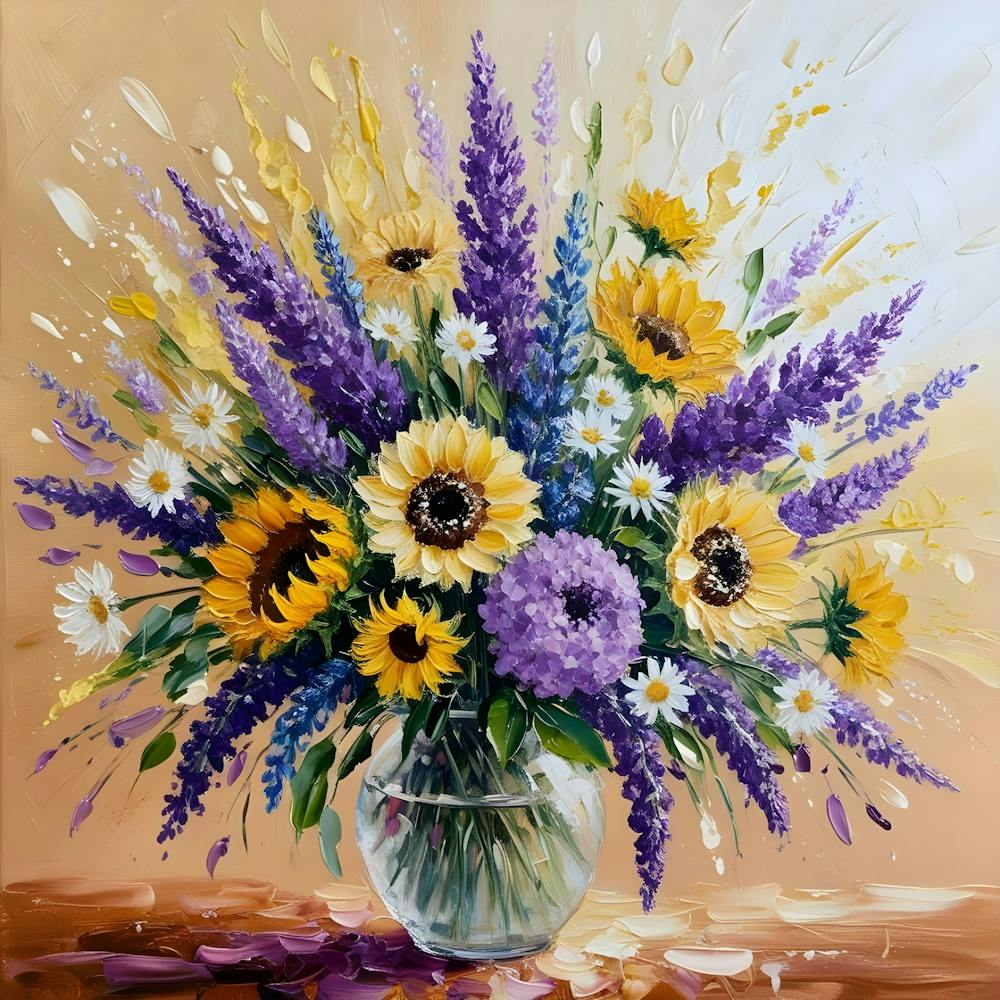 Sunflowers In A Vase 1