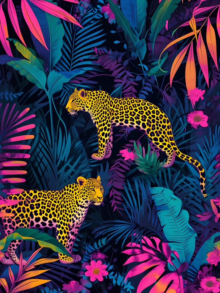 Leopards In The Jungle
