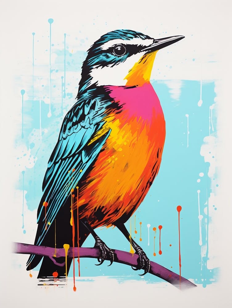 Andy Warhol Style Bird Dipper 3