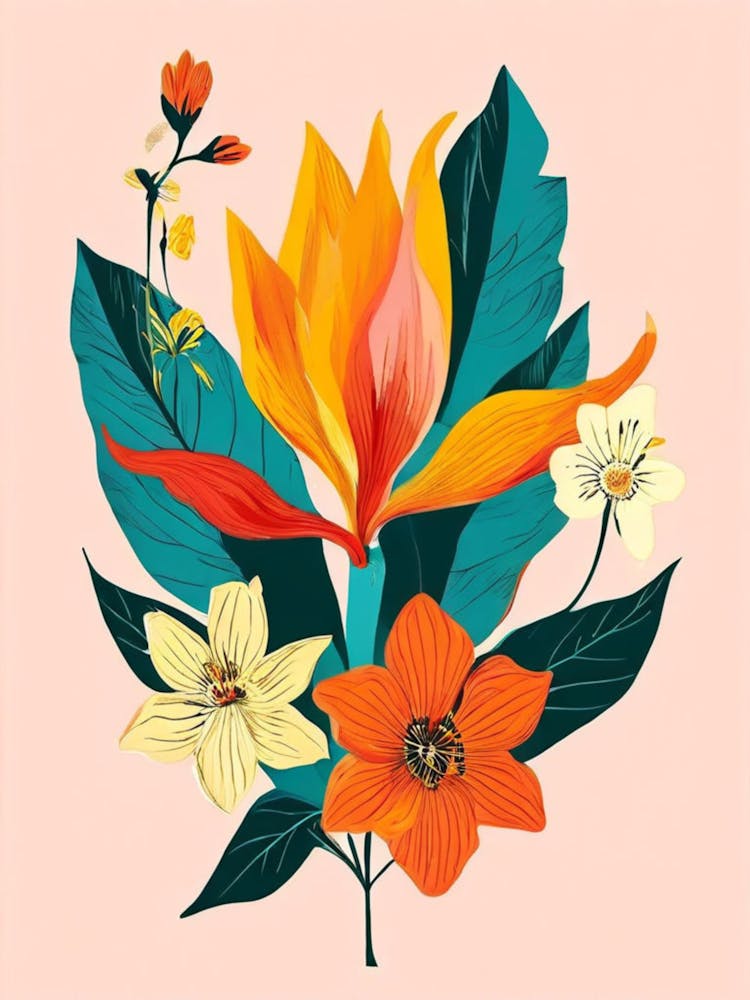Tropical Flowers 5