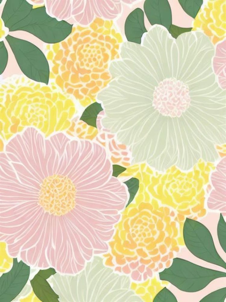 Hydrangea Pastel Floral 1 Flower