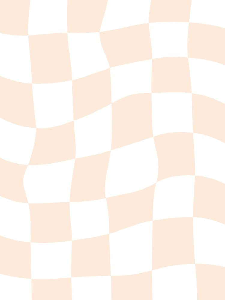 Checkerboard - Peach Pink