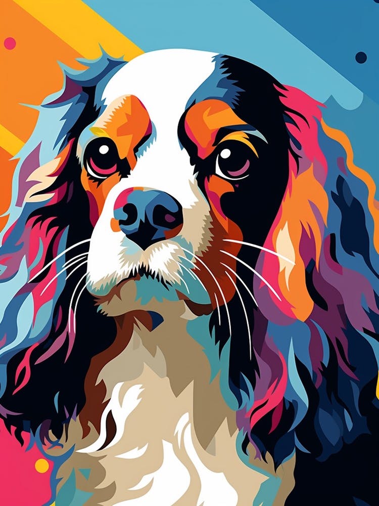 Pop Art Cavalier King 3