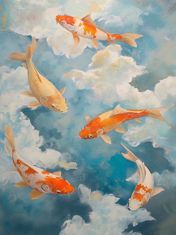 Koi Fish In The Sky