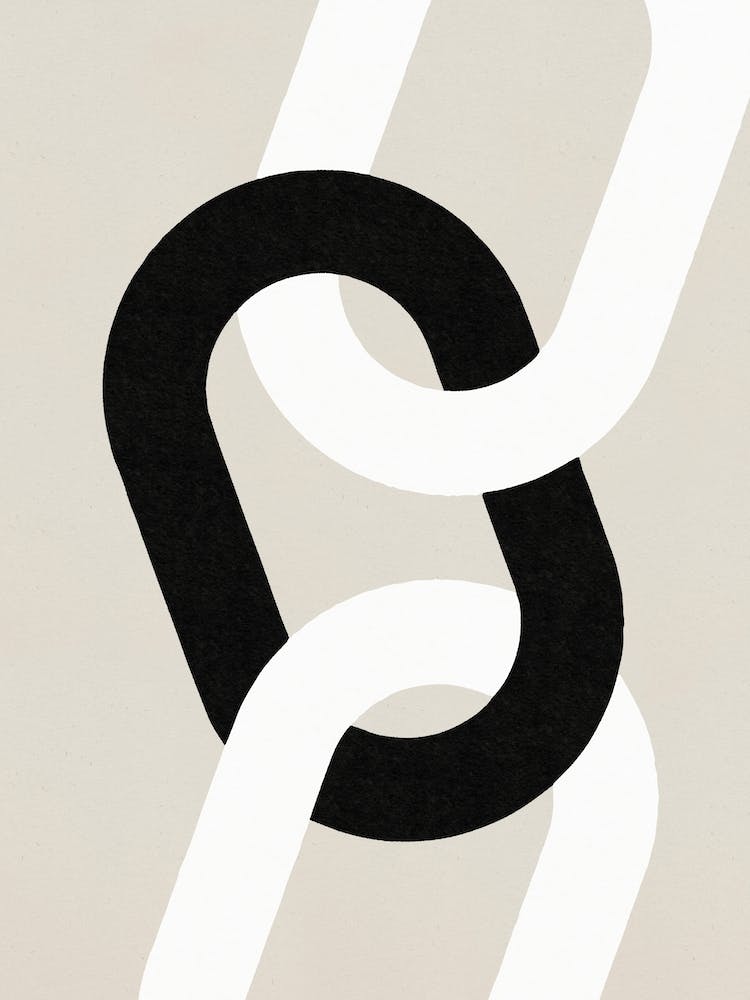 Minimal Japandi black and white