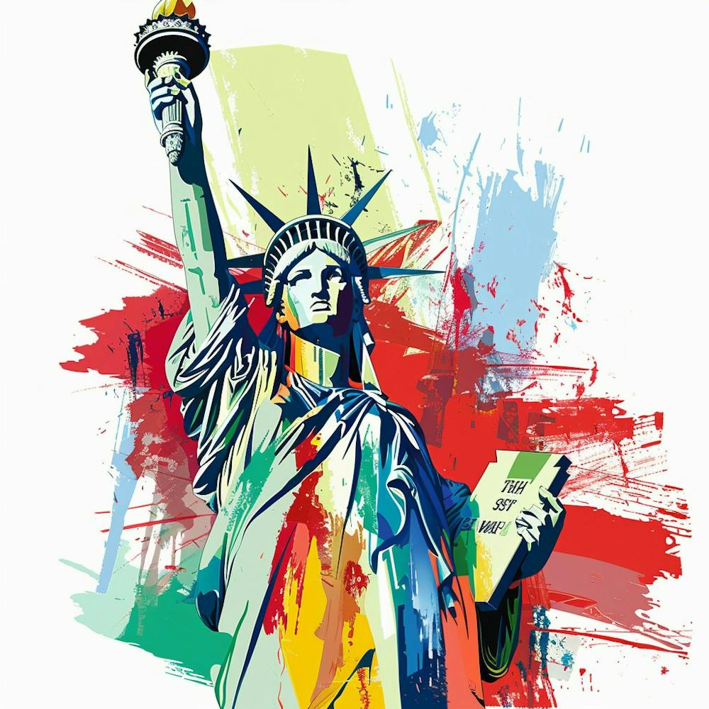 A Usa Expressive Strokes Illustration 1720004290 4